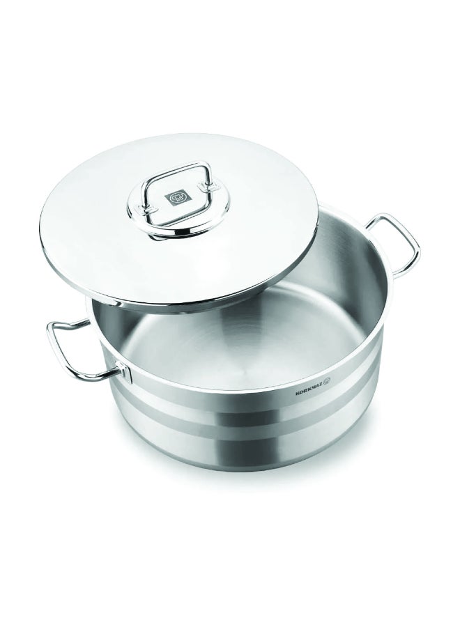Korkmaz Astra2 Stainless Steel Pot | Induction Base Cooking Stock Pot | Turkish Stainless Steel Cookware - KA2030 36x21 CM - Image 3